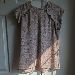 Elegant Floral Print Blouse